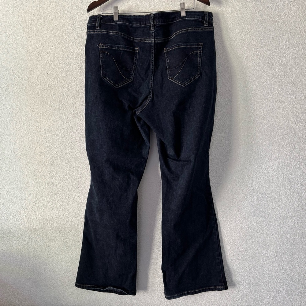 Lane Bryant Bootcut Genius Regular Fit Dark Wash Jeans Size 20 - Picture 11 of 12